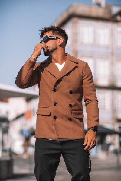 Classic double-breasted coat