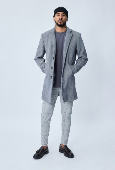 Straight dress coat